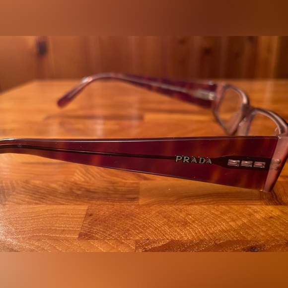 Prada women’s tortoise shell eyeglass frames. VPR10F. Italy. For frames only! - Picture 4 of 7